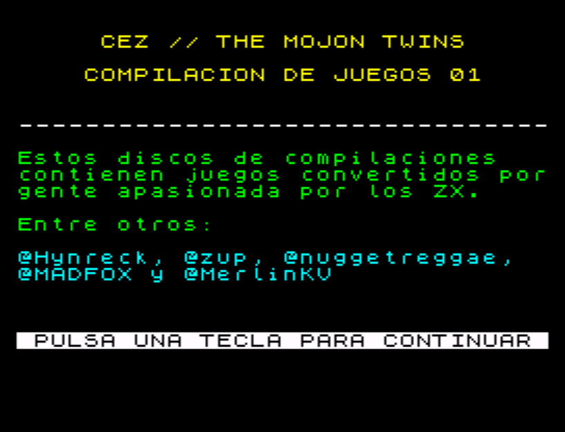 The Mojon Twins Compilation 01